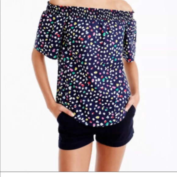 Jcrew multi color short sleeve in size 000. - Picture 1 of 8